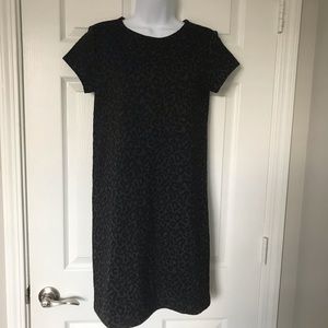 Ann Taylor LOFT Black Animal Print Dress X-Small